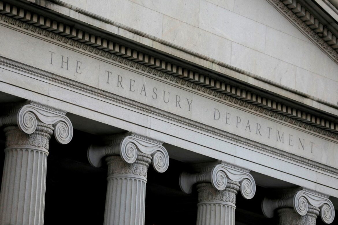 The U.S. Treasury Department is pictured in Washington, DC, US. (File photo by Reuters)