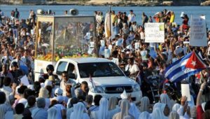 Recorrido por toda Cuba de la virgen de la Caridad. Imagen: Cubadebate