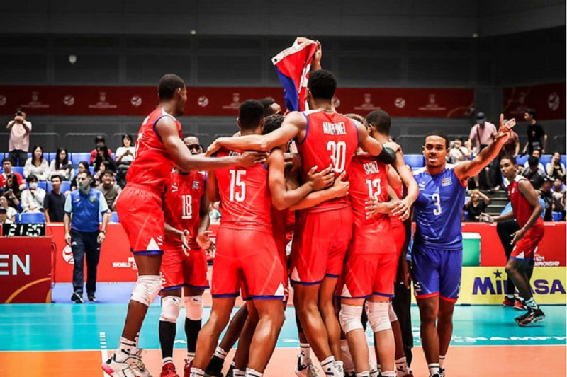 Cuba Defeats Colombia in the World Volleyball Championship (men)