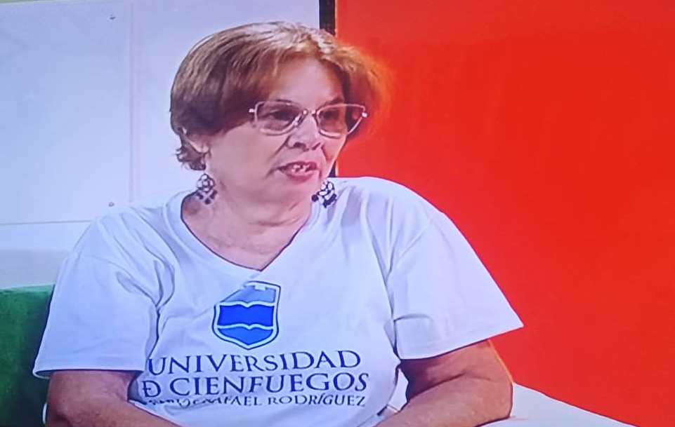 Doctora Dunia Maria Garcia, Vicerrectora de la Universidad cienfueguera.