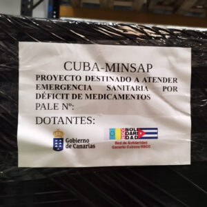 Otro gesto de Solidaridad con Cuba desde Islas Canarias