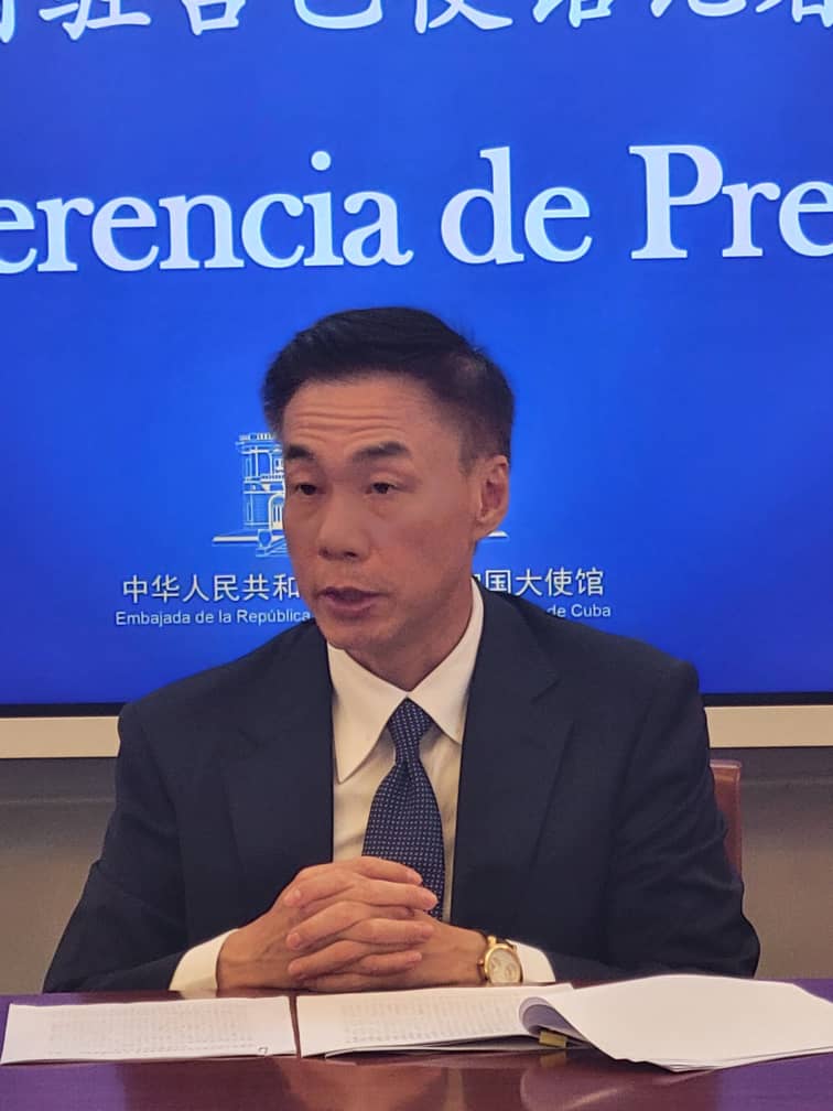 Hua Xin, embajador de China en Cuba. (Fotos: Nuria Barbosa) Embajador de China