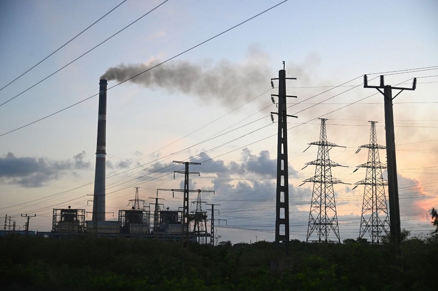 Visita Presidente Díaz-Canel central termoeléctrica de Nuevitas