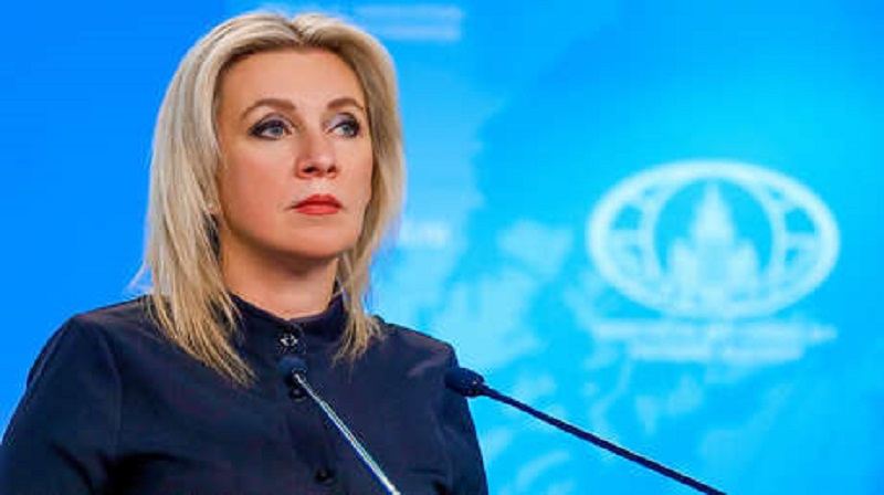 Portavoz del Ministerio de Asuntos Exteriores de Rusia, María Zajárova. Portavoz del Ministerio de Asuntos Exteriores de Rusia, María Zajárova.