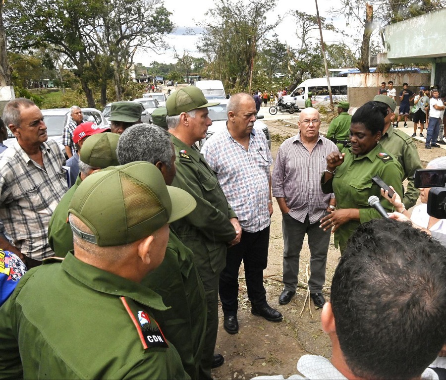 Autoridades cubanas intensifican hoy las labores de recuperación en las provincias orientales afectadas por el huracán Melissa Autoridades cubanas intensifican hoy las labores de recuperación en las provincias orientales afectadas por el huracán Melissa