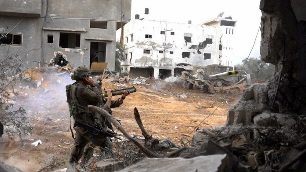 Israeli soldiers are seen during an offensive in the Gaza Strip amid the regime’s genocidal war on Gaza. (File photo via Reuters) Soldado israelí