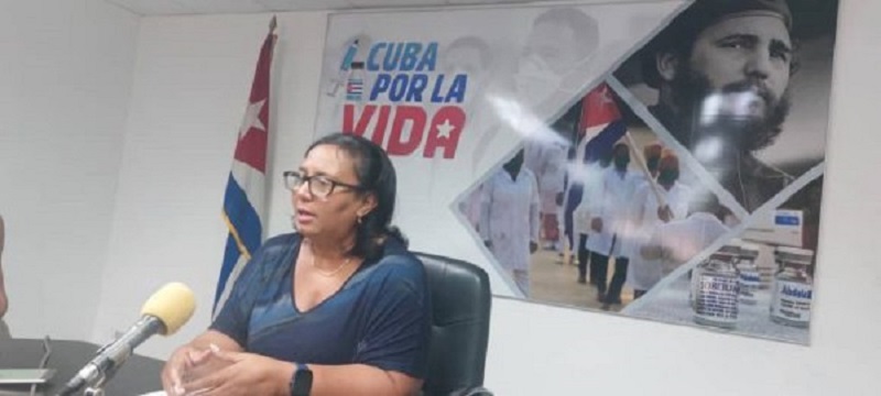 La viceministra de Salud Pública, Dra. Carilda Peña García, informó sobre la situación epidemiológica que enfrenta el país ante la circulación simultánea de varios virus transmitidos por vectores