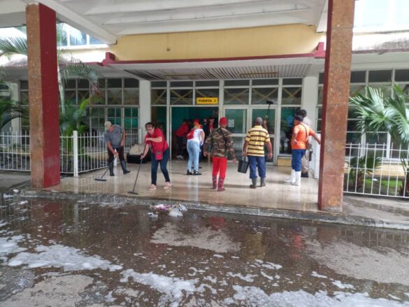 Higienización en hospital provincial de Villa Clara