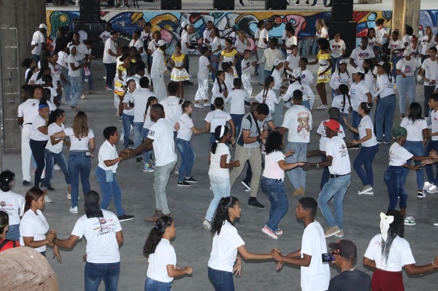 El baile en rueda de casino