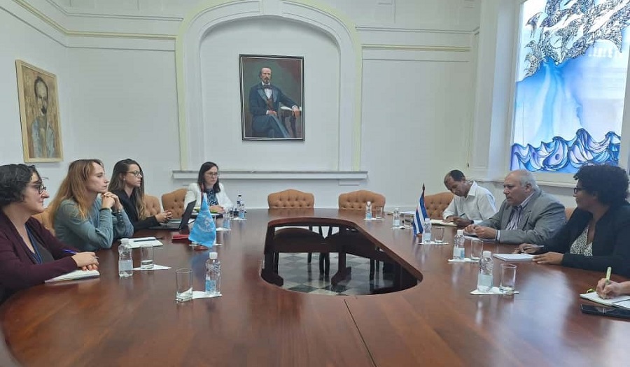 Ministerio de Cultura, donde conoció del impacto del bloqueo en ese sector