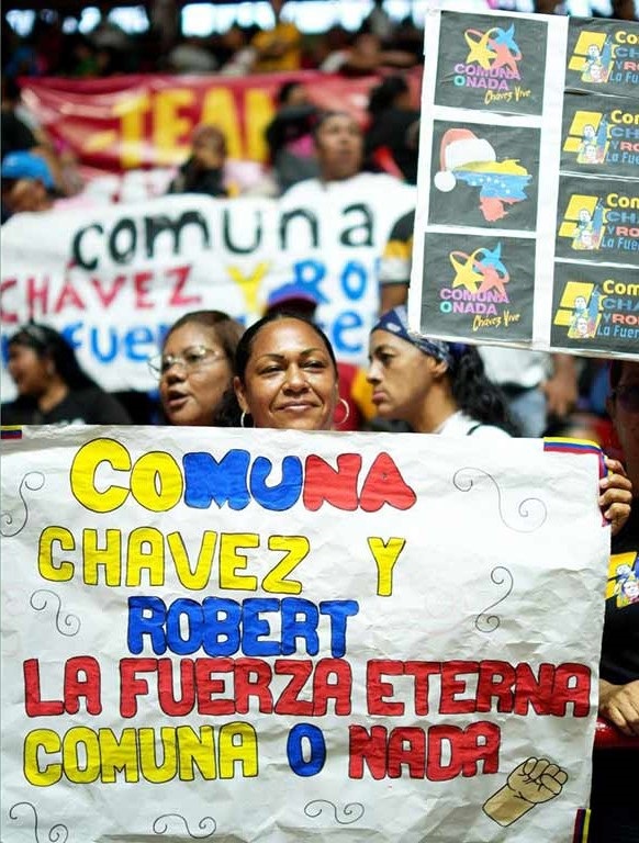 Comunas venezolanas en votaciones populares 