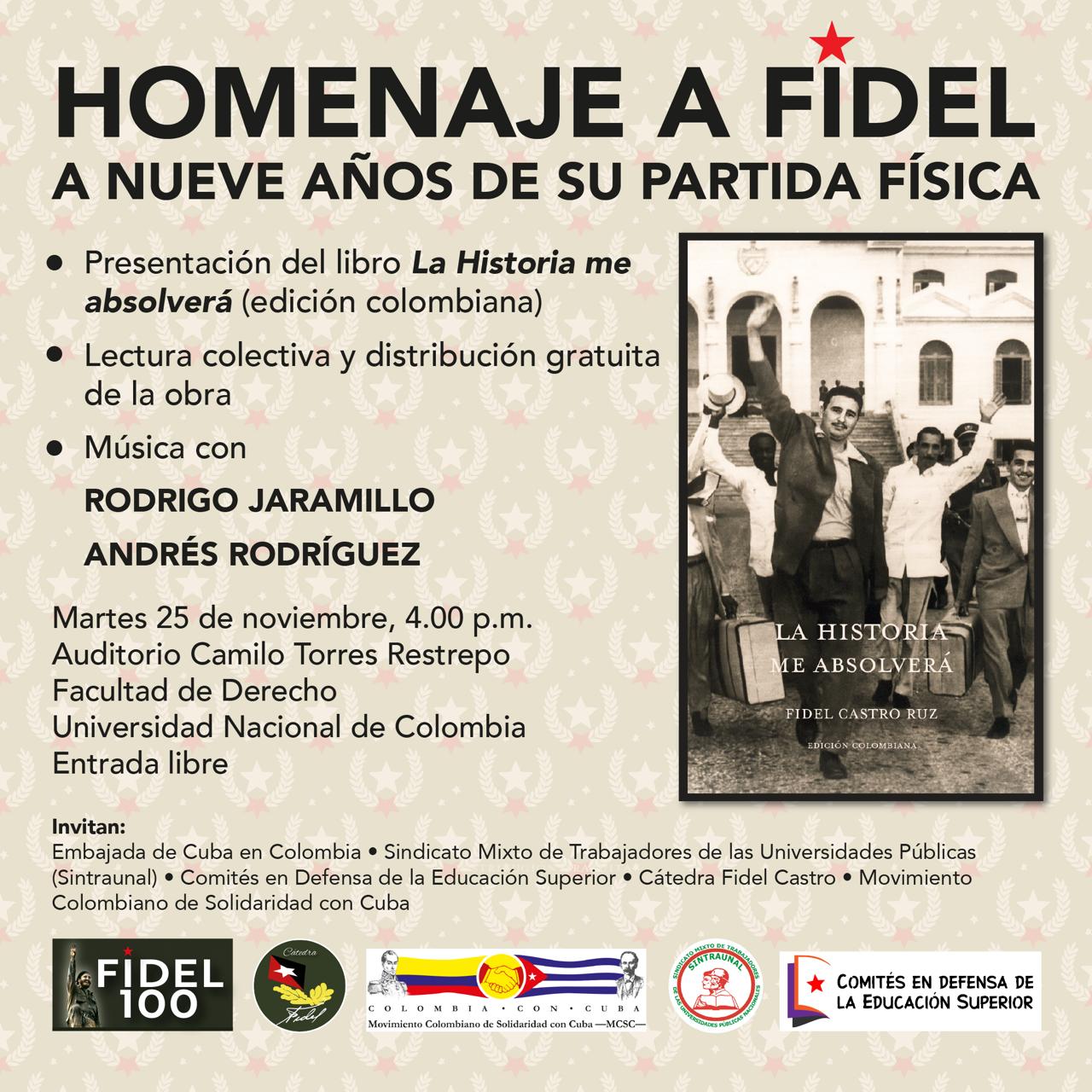 Homenaje a Fidel Castro