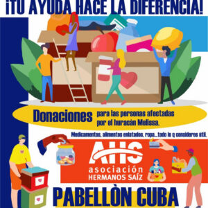 Asociación Hermanos Saíz convocó a donaciones para el Oriente cubano afectado por huracán Melissa