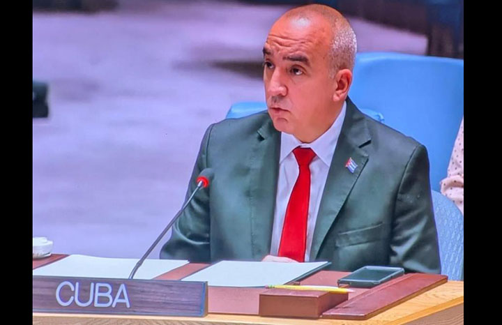 Cuba warns at UN about the use of hunger as a weapon of war