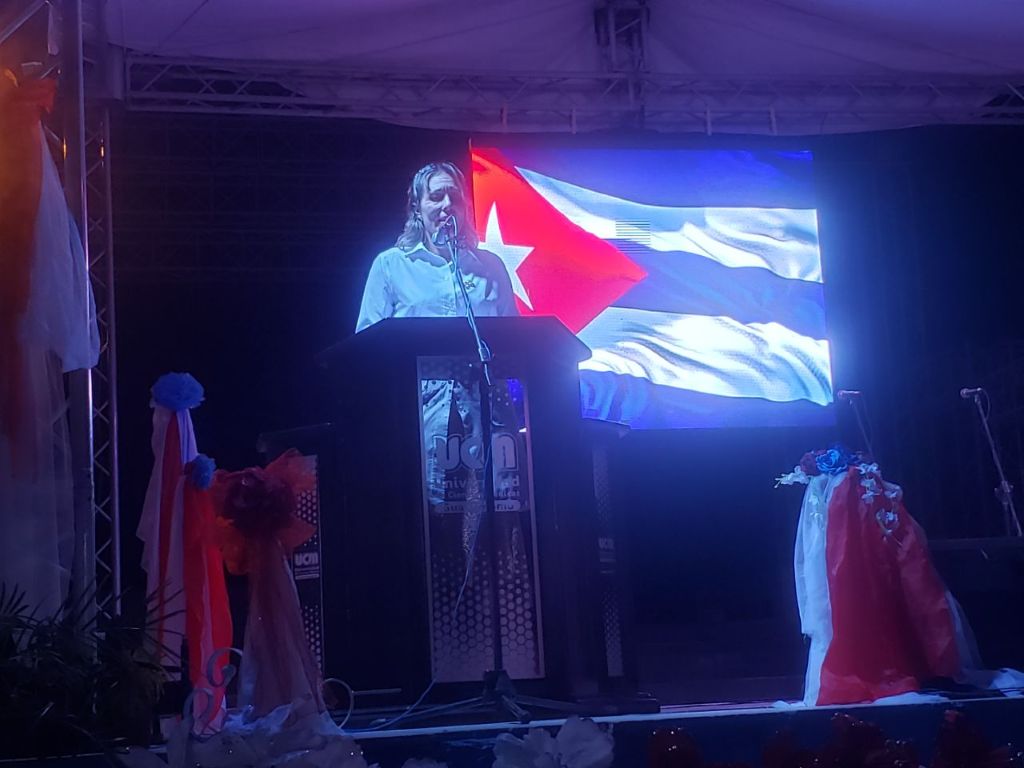 Yamilé Rodríguez Sotomayor, rectora de la Universidad de Ciencias Médicas de Guantánamo.