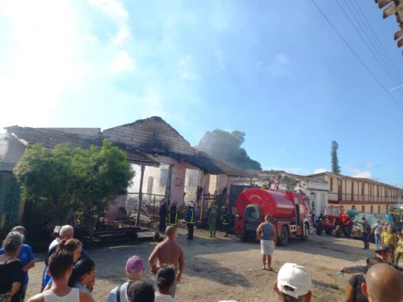 Incendio en Camajuaní