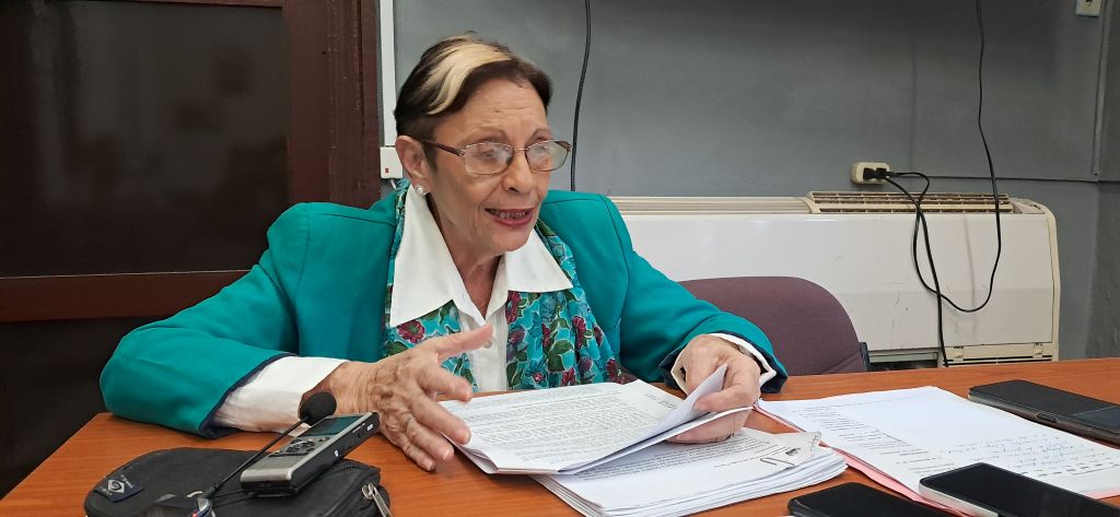 Dra María del Carmen Velasco, delegada del CITMA en Villa Clara.