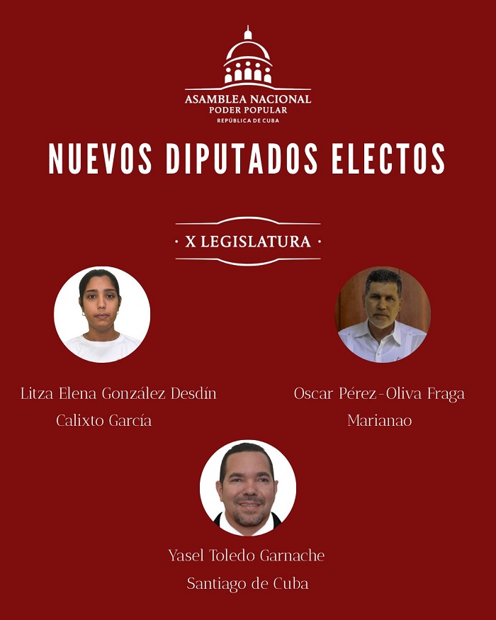 nuevos diputados electos