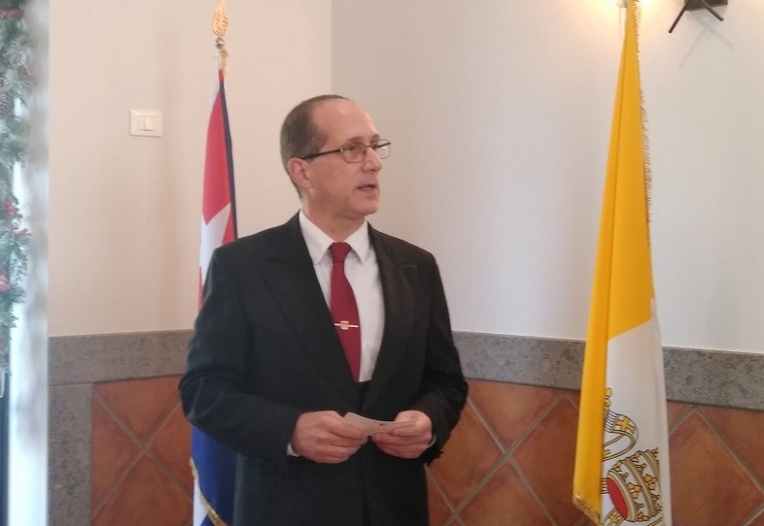 Embajador de Cuba ante la Santa Sede, Leyde Rodríguez