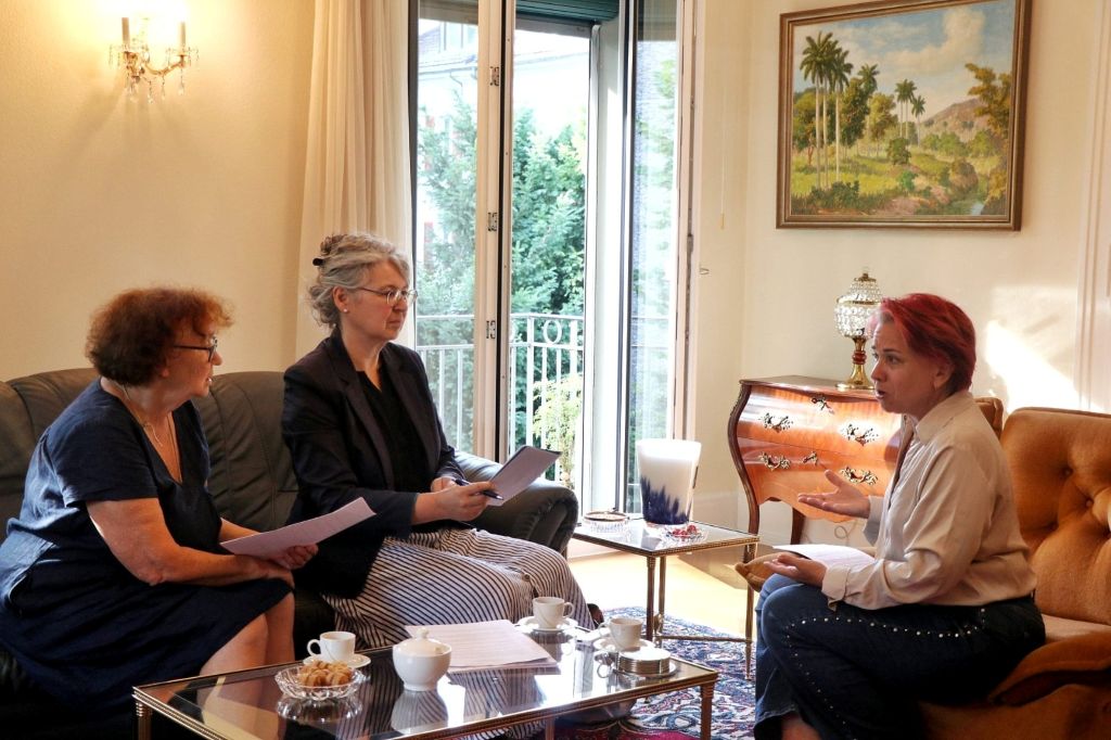 Natalie Benelli, integrante de la Asociación Suiza-Cuba 