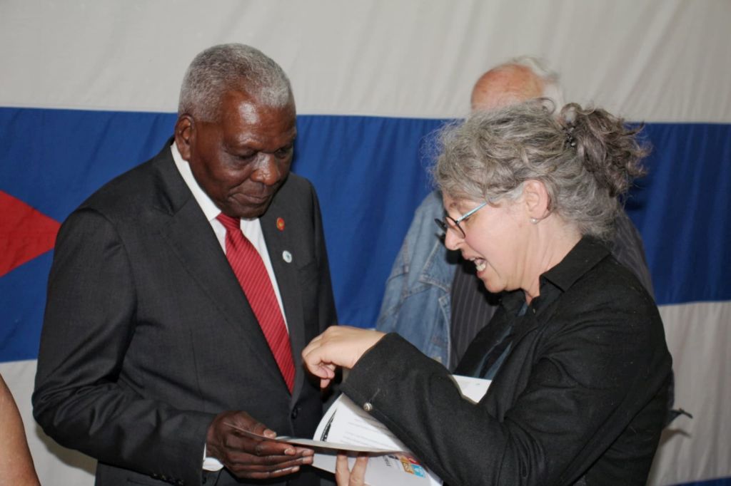 Natalie Benelli, integrante de la Asociación Suiza-Cuba 