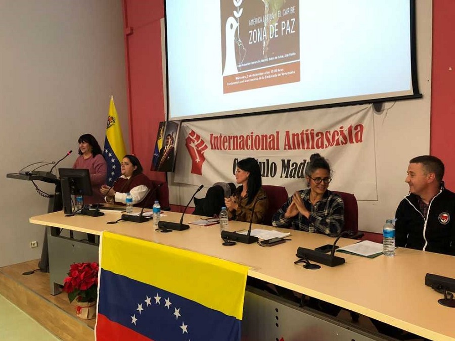 Grupos solidarios españoles denuncian escalada contra Venezuela