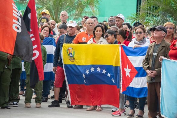 Apoyo a Venezuela en Bayamo, Granma.