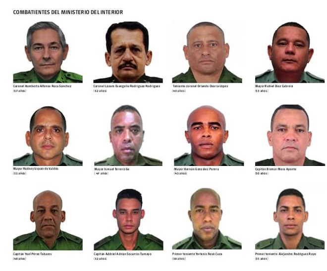 Combatientes caídos en Venezuela