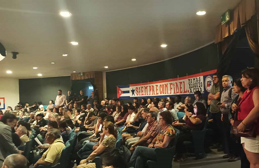 Recuerdan en Chile aniversario 67 de la Revolución Cubana