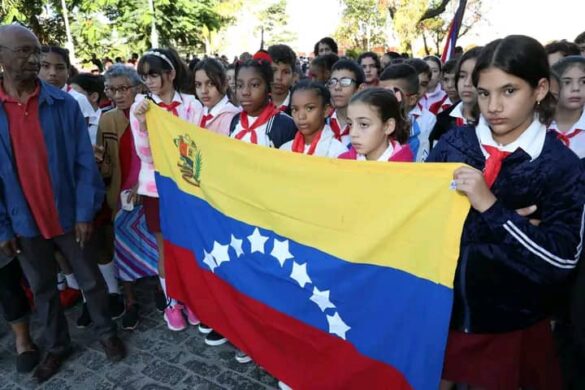 Apyo a Venezuela en Villa Clara.