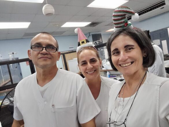 Julia Martha Aballe Pijuan, enfermera cubana en Trinidad y Tobago.