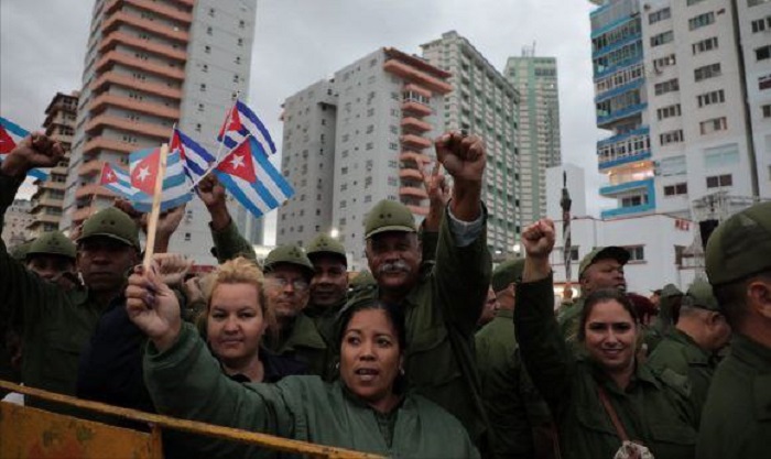 Marchamos por la unidad y soberanía de la Patria