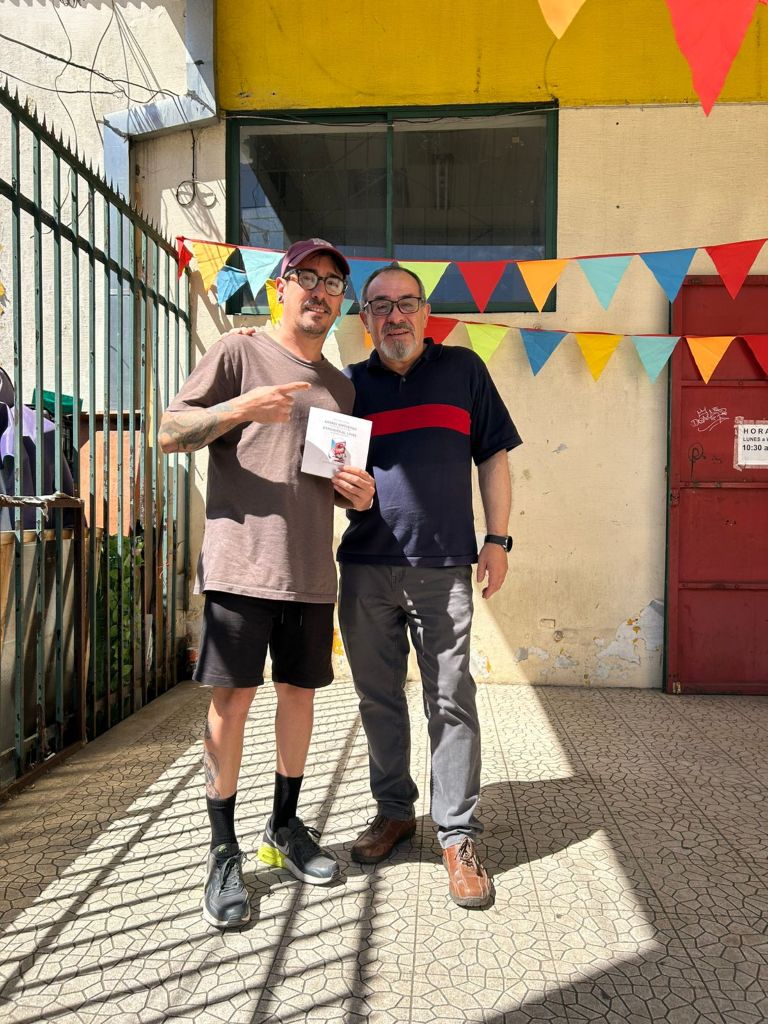 Adrián Berazaín en Chile.