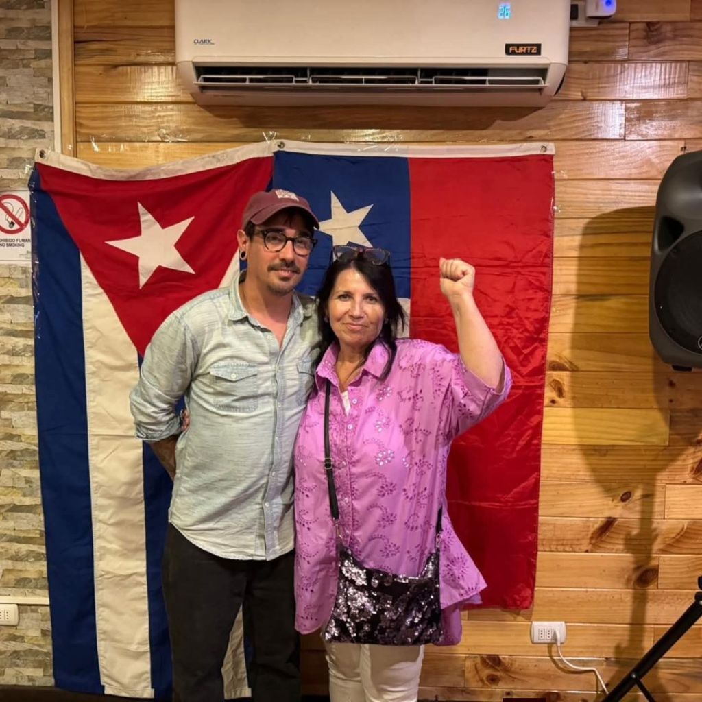 Adrián Berazaín en Chile.