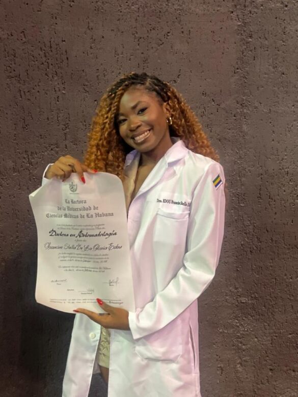 Estudiante de Gabón