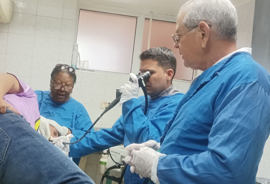 Endoscopio, hospital provincial de Sancti Spíritus.