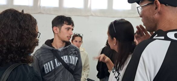 Estudiantes universitarios de Villa Clara participan en acciones previas al Censo.