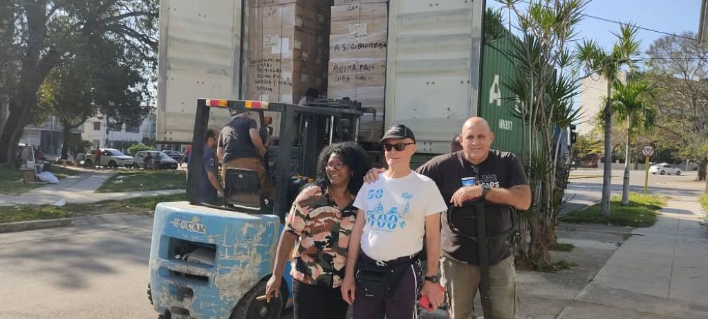 Solidaridad con Cuba desde Italia.