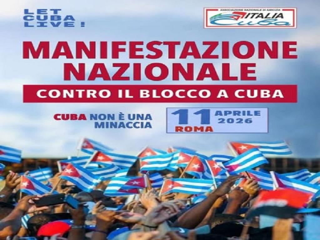 Support grows among Italian personalities for solidarity march with Cuba
