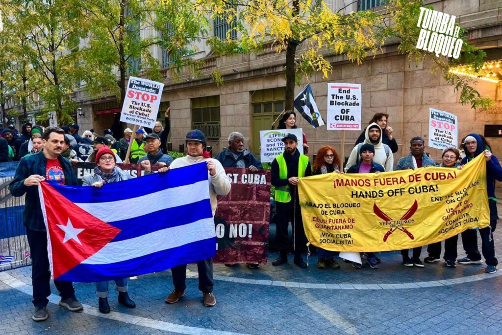 Cuba denounces U.S. government for ignoring popular will regarding the blockade