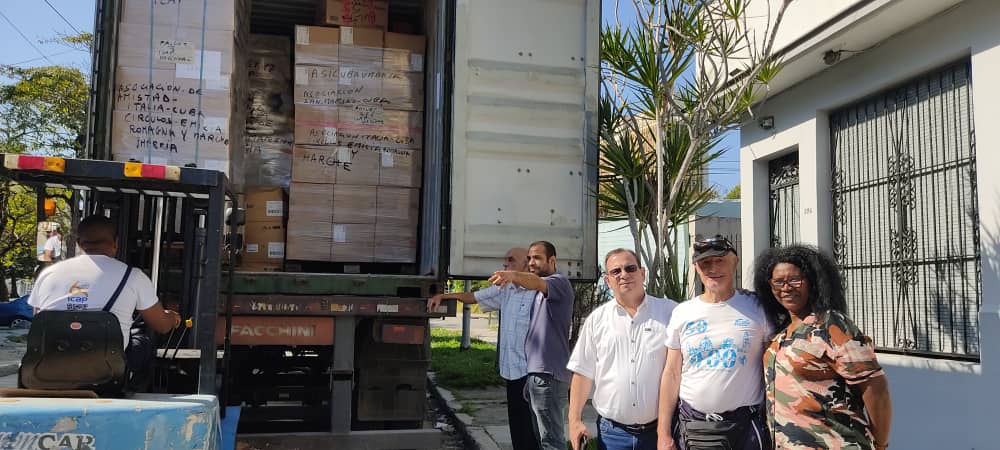 Solidaridad con Cuba desde Italia.