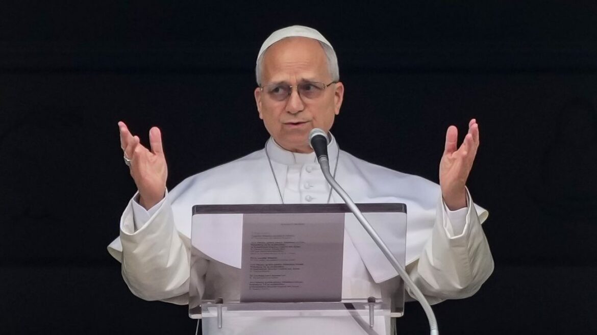 Papa León XIV reiteró su llamado a la paz en Medio Oriente