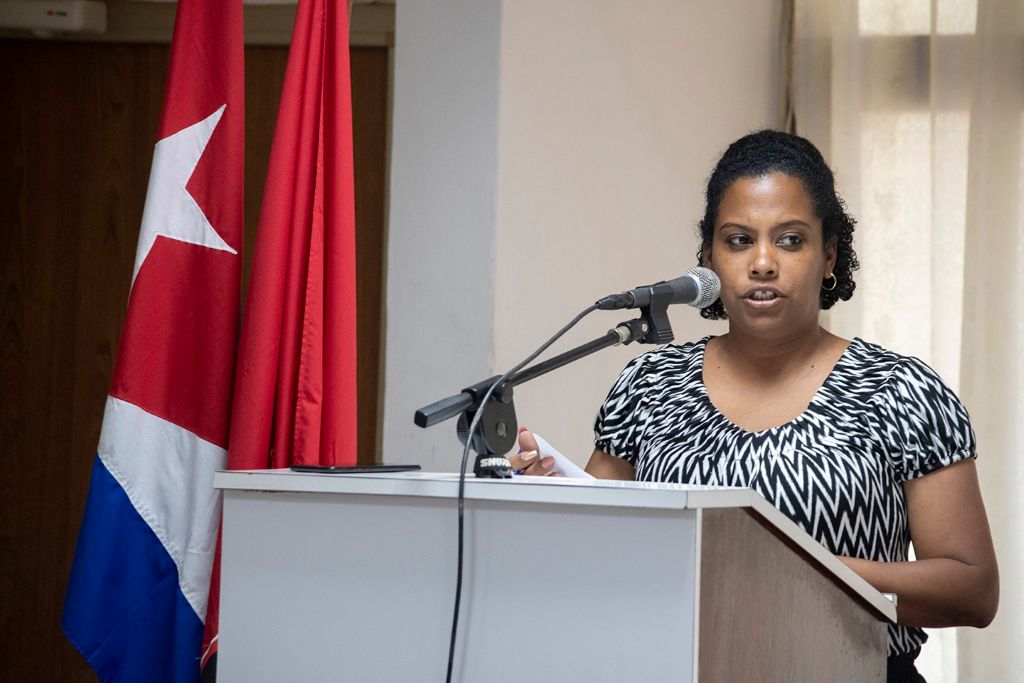 Liliana Pupo Rodríguez, máxima dirigente de la UJC en Granma. 