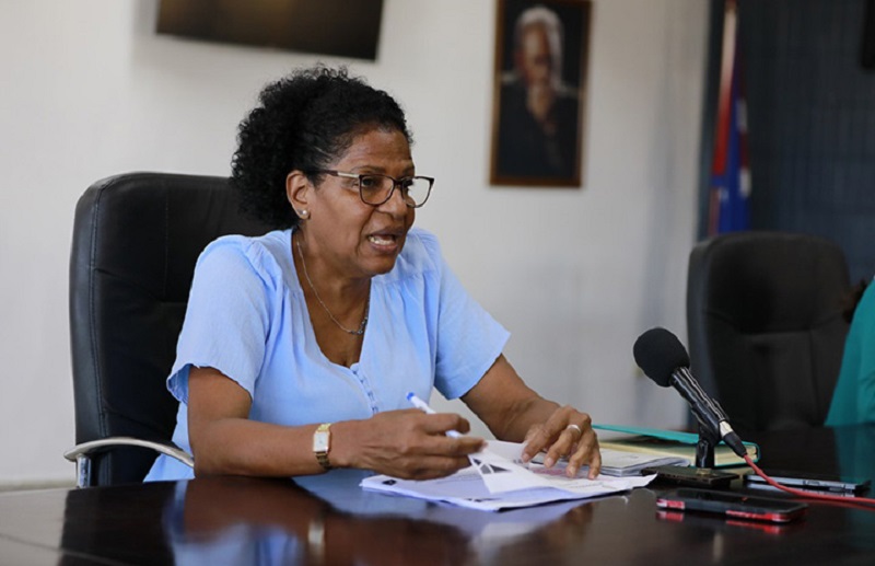 Berta Iris Rojas Gatorno, directora de Políticas Financieras del Ministerio de Finanzas y Precios 