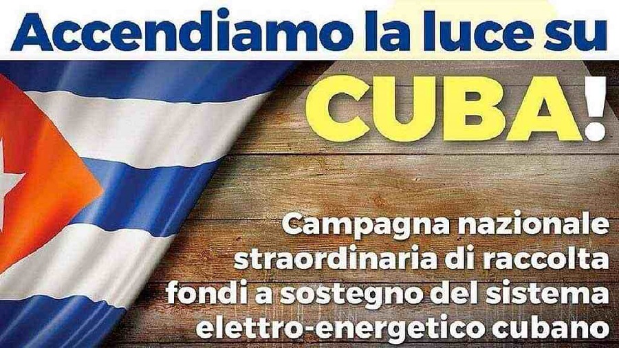 Avanza en Italia campaña solidaria de apoyo energético a Cuba