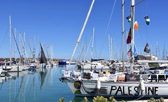 International flotilla carrying aid to Gaza sets sail from Italy