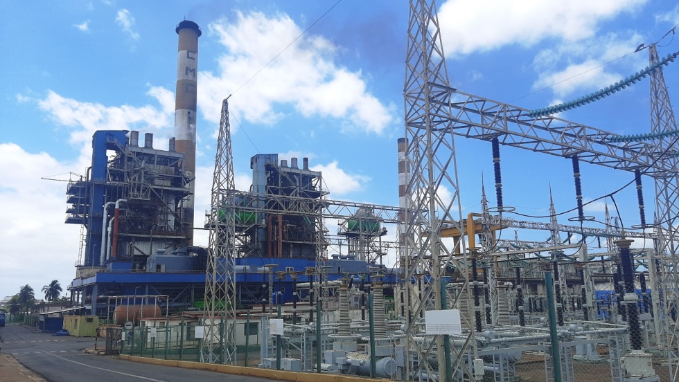 Termoeléctrica Antonio Guiteras, de Cienfuegos.