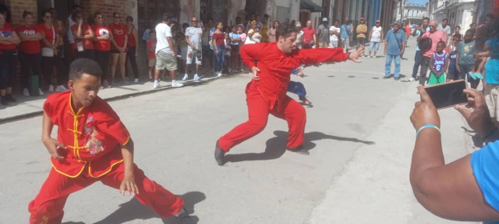 Actividad por el 4 de Abril, en Centro Habana.
