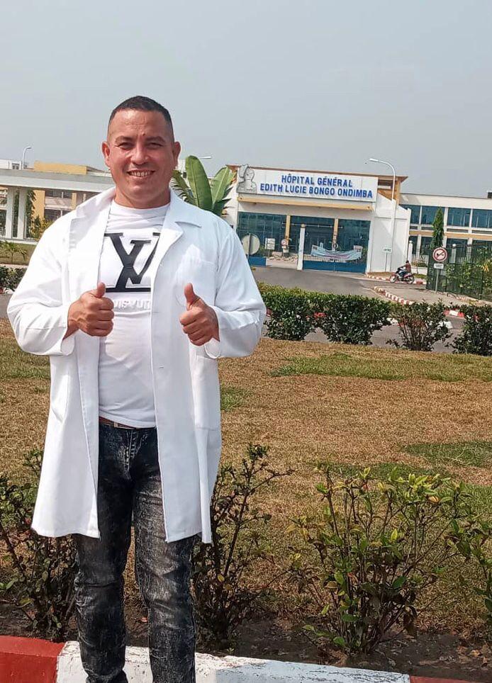 Luis Manuel Fonseca, médico cubano en el Congo.