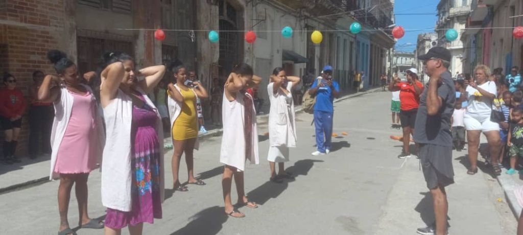 Actividad por el 4 de Abril, en Centro Habana.